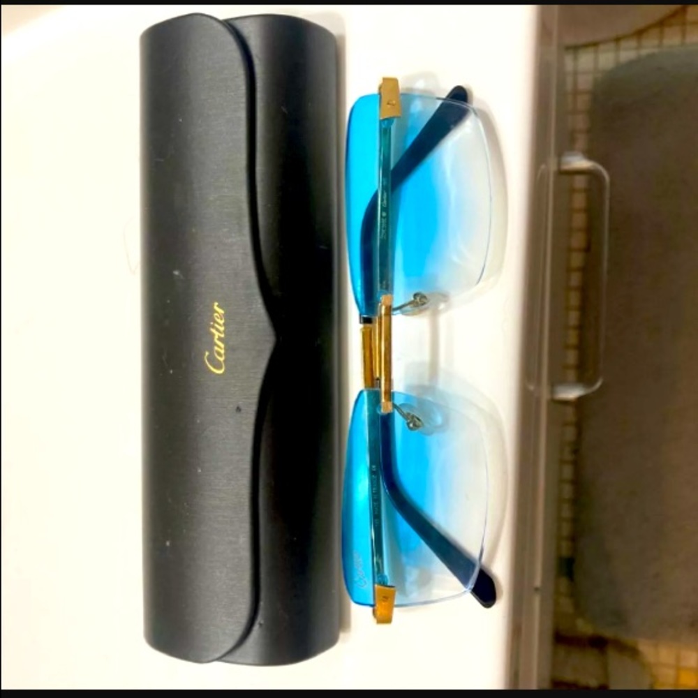 Cartier glasses, they have a prescription of -2.00 in both eyes